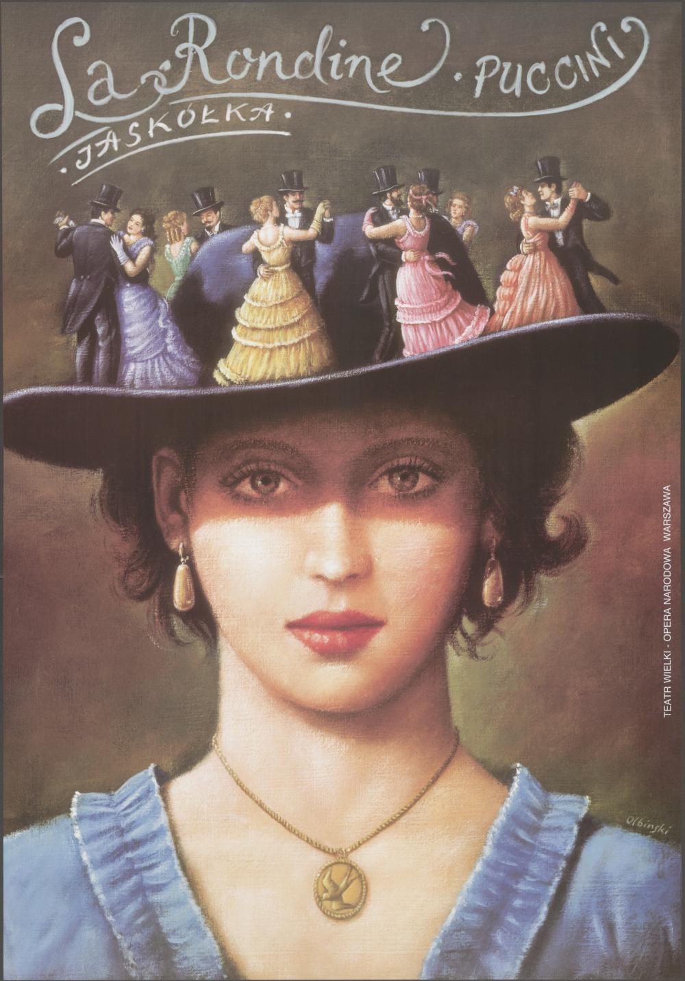 Plakat „La Rondine” Giacomo Puccini 08-06-2003
