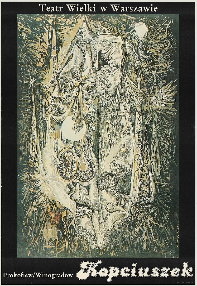 Plakat. „Kopciuszek” Sergiusz Prokofiew 1988-02-27
