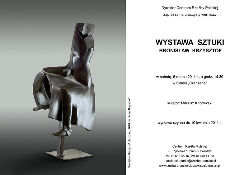 "Wystawa Sztuki" Bronisława Krzysztofa - orońskie Centrum Rzeźby Polskiej