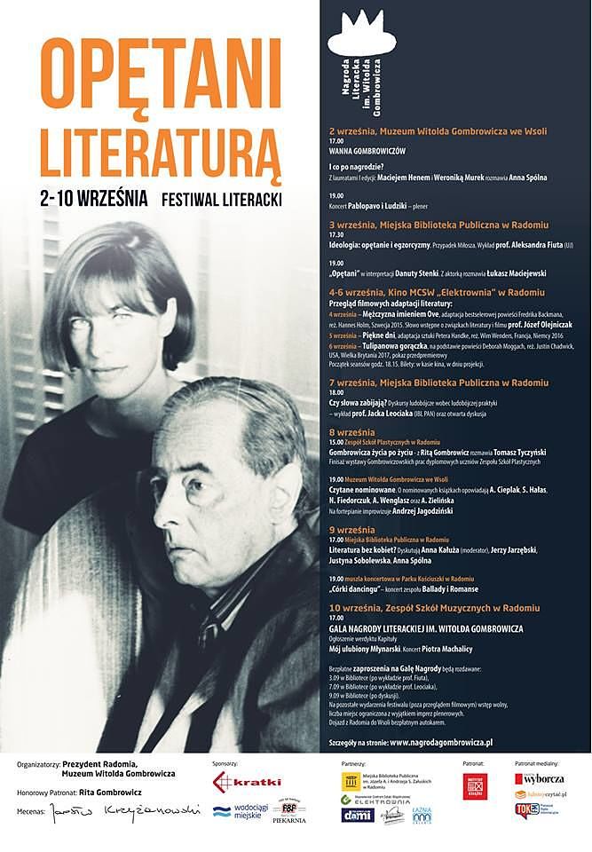 Zobacz program festiwalu „Opętani Literaturą” 2 -10 września 2017 r.