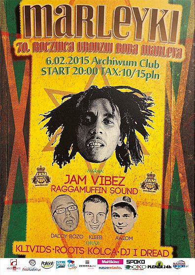 70. rocznica urodzin Bob Marleya już 6 lutego w radomskim Archiwum! 