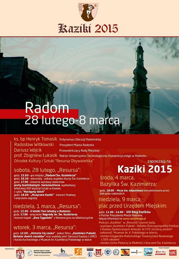 Kaziki już od 28 lutego - 8 marca 2015 w Radomiu!  [PROGRAM]