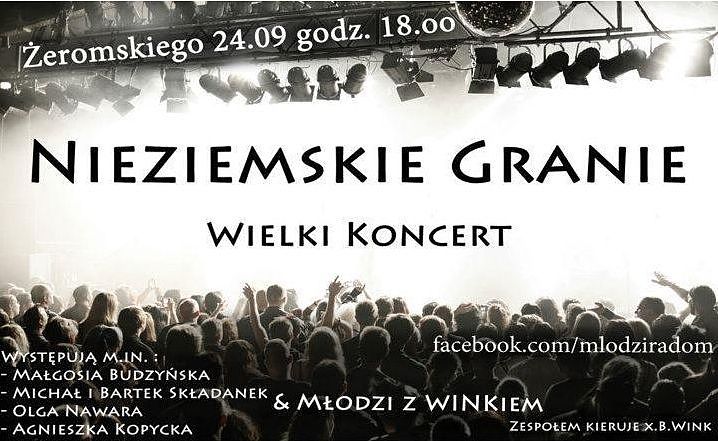 NIEZIEMSKIE GRANIE - wielki koncert na Żeromskiego! 24.09.2011 godz. 18.00