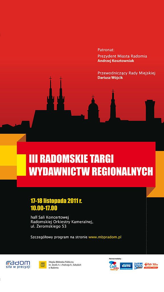 III Radomskie Targi Wydawnictw Regionalnych 17 - 18.11.2011. Zapraszamy!