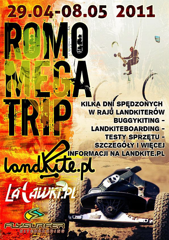 Romo Mega Trip - czyli radomskie latawce, przestrzeń i adrenalina w europejskim raju landkiterów!