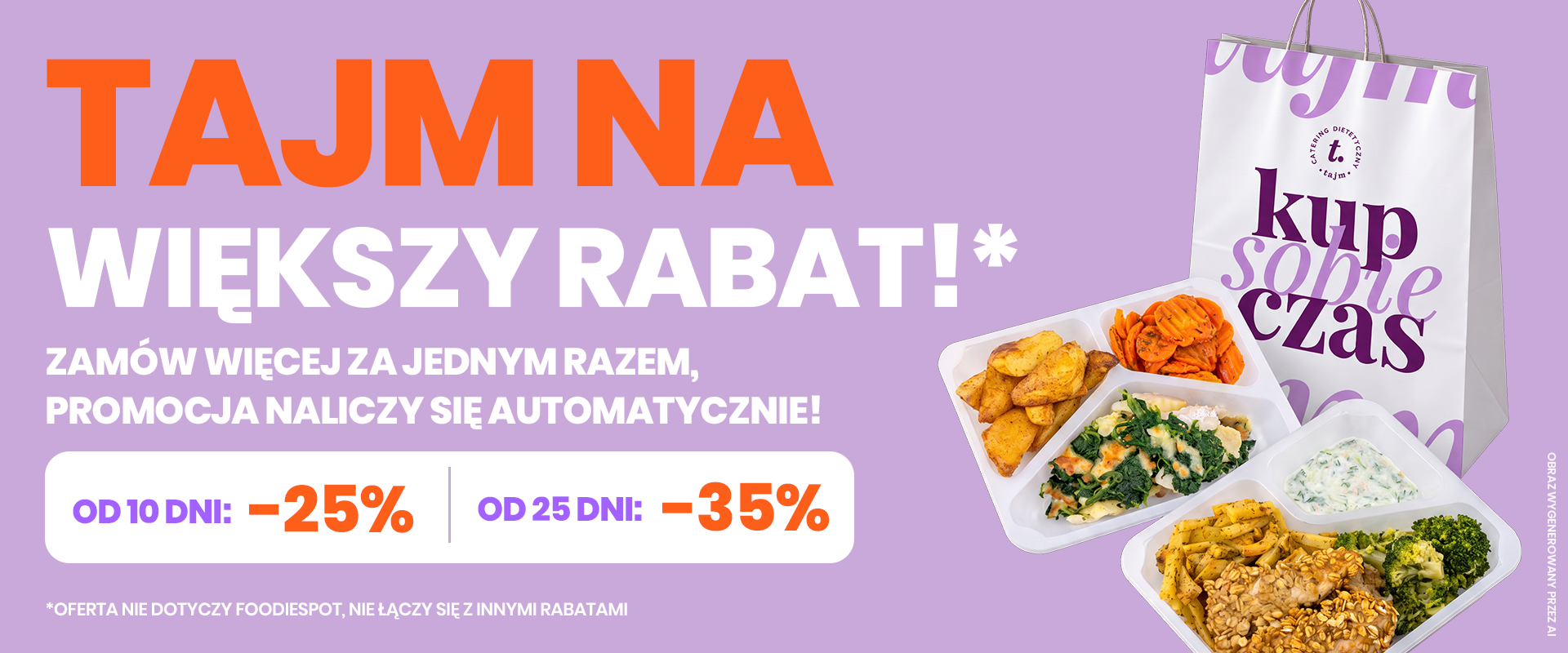 Tajm - rabat za długość zamówienia