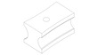 Uchwyt pod element gnący 1 1/4 W (Ø31,8) x 1 1/2 W (Ø38,1) do BM 42 A / BM 60 A BERNARDO - 2791 - zdjęcie 1