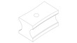 Uchwyt pod element gnący 1 1/2" W (Ø38,1) x 2" W (Ø50,8) do BM 60 A BERNARDO - 2792 - zdjęcie 1