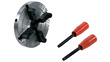 Uchwyt tokarski 4-szczękowy 125 mm / M 33 x 3,5 mm BERNARDO - 2954 - zdjęcie 1