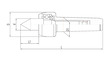 Ruchomy kieł centrujący NCK-A MK 4 BERNARDO - 6241 - zdjęcie 4