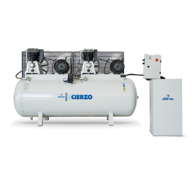 Kompresor pasowy - tłokowy CIERZO - C-2/50M-BV- (230V) (50L, 2KM, 10BAR) JOSVAL - 1798 - zdjęcie 4