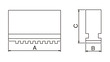 Szczęki jednolite miękkie - komplet SJ-PS4-250 BERNARDO - 3797 - zdjęcie 2