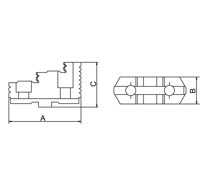 Szczęki górne twarde - komplet TJ-PS4-315 BERNARDO - 3846 - zdjęcie 2