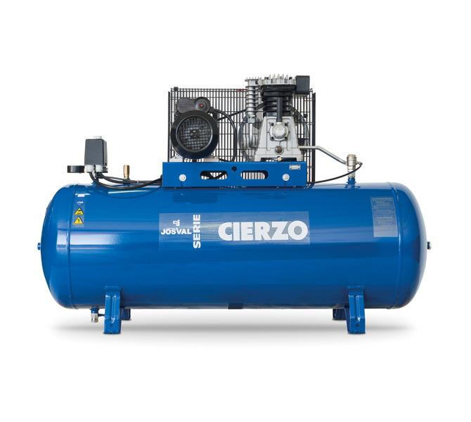 Kompresor pasowy - tłokowy CIERZO - C-2/50M-BV- (230V) (50L, 2KM, 10BAR) JOSVAL - 7337 - zdjęcie 2