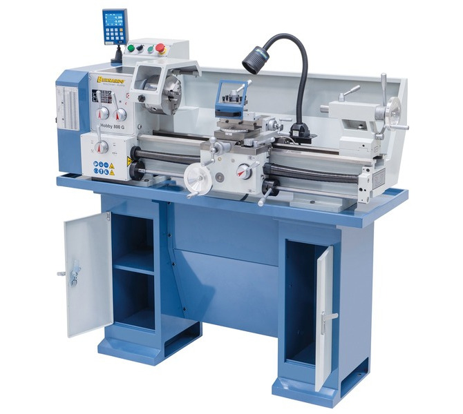 Tokarka stołowa Hobby 800 G - 400 V z cyfrowym wyświetlaczem 3 os DT 40 BERNARDO, TAK - zdjęcie 2
