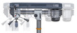 Wiertarka kolumnowa - promieniowa do metalu RDP 860 - 16 F / 230 V M4P - zdjęcie 2