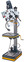 Wiertarka kolumnowa do metalu SGH 35 SV / 400 V M4P - zdjęcie 3