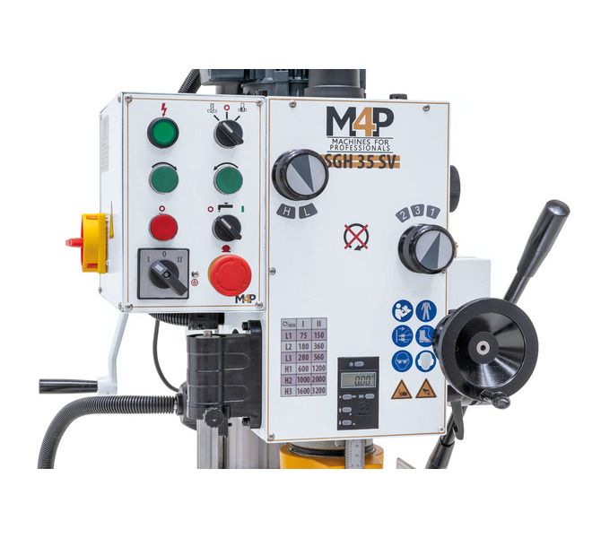 Wiertarka kolumnowa do metalu SGH 35 SV / 400 V M4P - zdjęcie 8