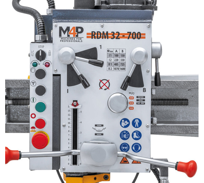 Wiertarka promieniowa do metalu RDM 32 - 700 / 400 V M4P - zdjęcie 4