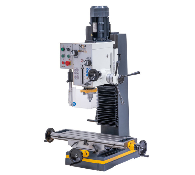 Wiertarko-frezarka do metalu 730 x 210 mm MD 40 S / 400 V M4P - zdjęcie 3