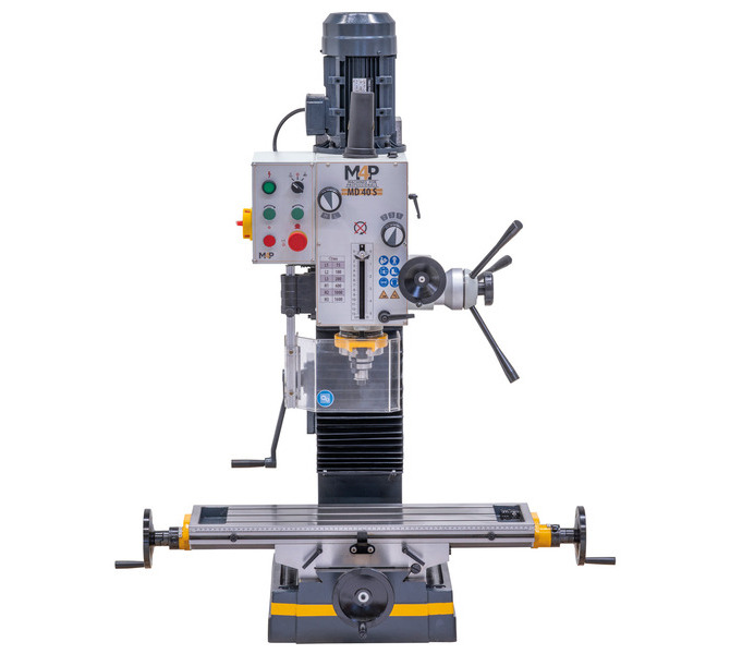 Wiertarko-frezarka do metalu 730 x 210 mm MD 40 S / 400 V M4P - zdjęcie 6
