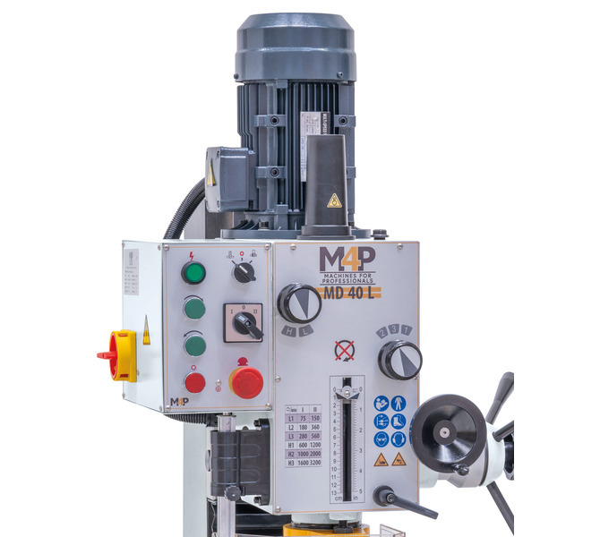 Wiertarko-frezarka do metalu 800 x 240 mm MD 40 L / 400 V M4P - zdjęcie 6
