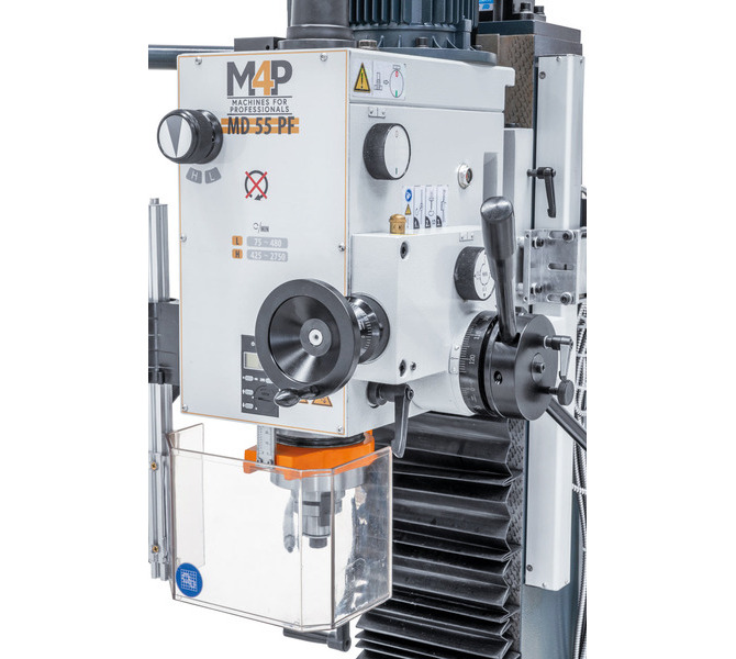 Wiertarko-frezarka do metalu z żeliwną podstawą MD 55 PF M4P - zdjęcie 12
