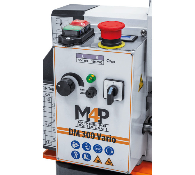 Tokarka stołowa do metalu DM 300 Vario M4P - zdjęcie 4