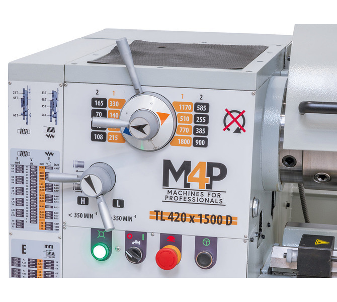 Tokarka uniwersalna do metalu TL 420 x 1500 D M4P - zdjęcie 5
