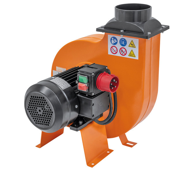 Wentylator promieniowy do odciągu wiórów i pyłu dmuchawa RF 300 / 400 V M4P - zdjęcie 2