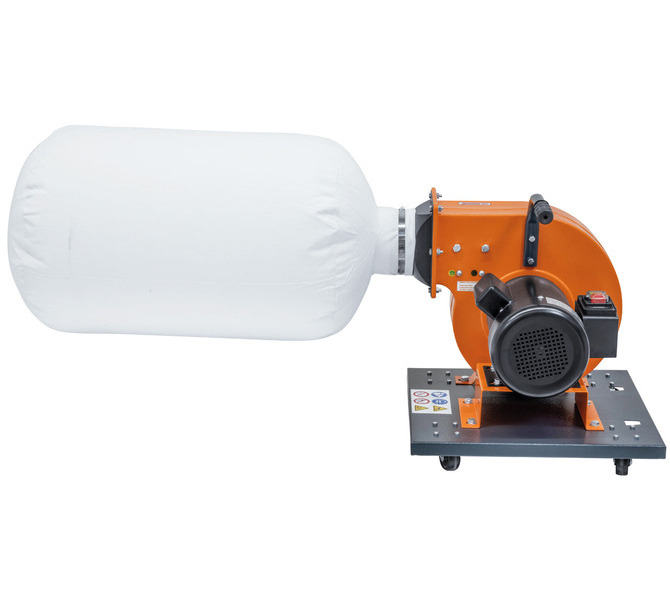 Wentylator promieniowy do odciągu wiórów i pyłu dmuchawa RF 250 F / 230 V M4P - zdjęcie 2