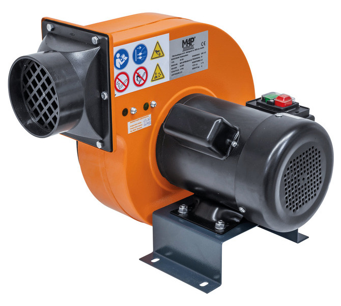Wentylator promieniowy do odciągu wiórów i pyłu dmuchawa RF 203 / 230 V M4P - zdjęcie 2