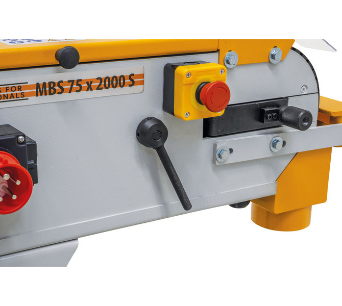Szlifierka taśmowa do metalu MBS 75 x 2000 S / 400 V M4P - zdjęcie 5