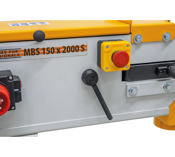 Szlifierka taśmowa do metalu MBS 150 x 2000 S / 400 V M4P - zdjęcie 9