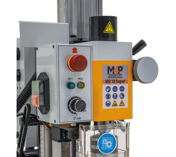 Wiertarko-frezarka do metalu MD 18 Super / 230 V M4P - zdjęcie 7