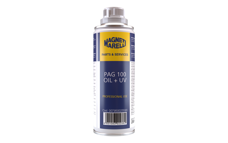 Olej PAG 100 do czynnika R1234yf z kontrastem UV 250ml - DOUBLE CAPPED