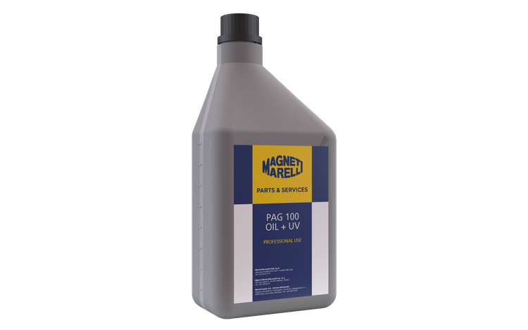 Olej PAG 100 do czynnika R1234yf z kontrastem UV 1000ml - DOUBLE CAPPED