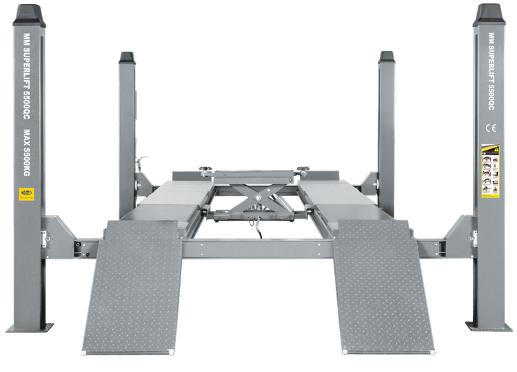 Podnośnik 4-kolumnowy do ustawiania geometrii MM Superlift 5500QCLP
