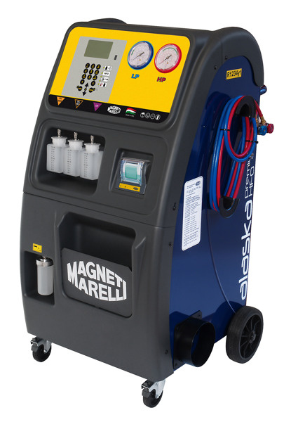 ALASKA PREMIUM HFO - stacja napełniania automat 1234yf, butla 12kg, LCD