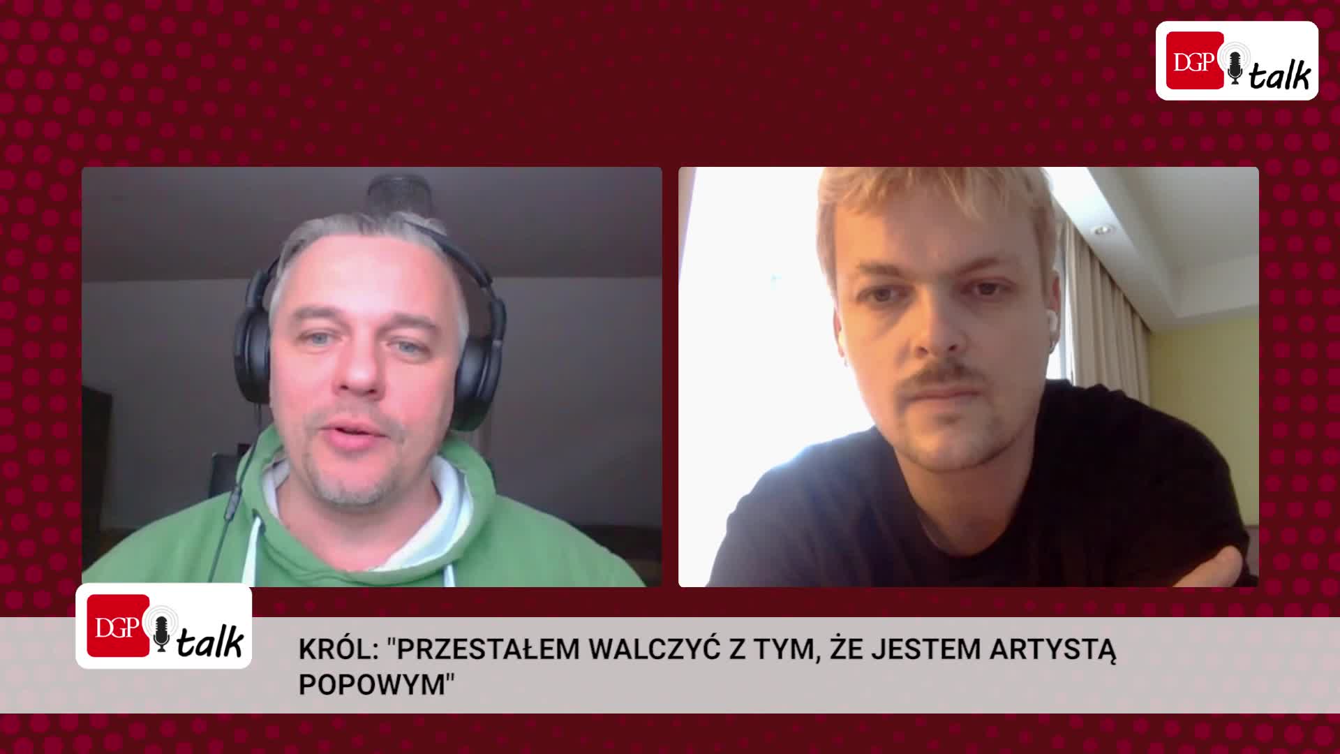 Photo for video Król: "Przestałem walczyć z tym, że jestem artystą popowym"