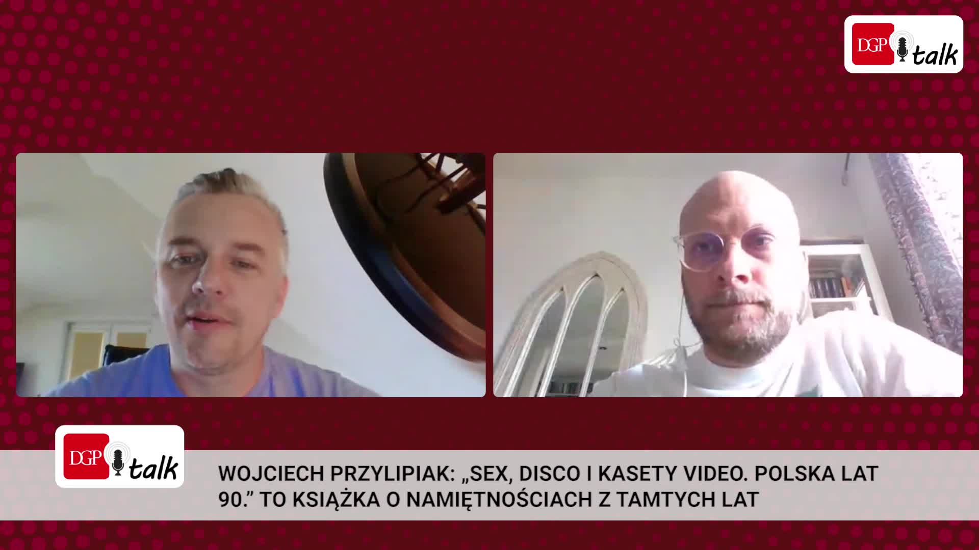 Photo for video "Sex, disco i kasety video" - podcast z Wojtkiem Przylipiakiem autorem książki