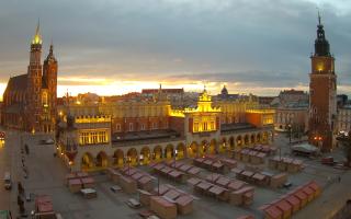 Kraków Rynek 4K - 21-11-2024 05:45