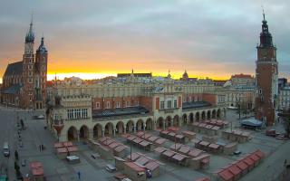 Kraków Rynek 4K - 21-11-2024 06:20