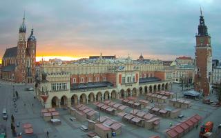 Kraków Rynek 4K - 21-11-2024 06:27