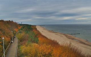 Dziwnów plaża - zachód - 21-10-2024 14:00