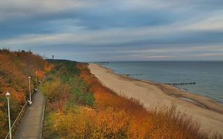 Dziwnów plaża - zachód - 21-10-2024 15:01