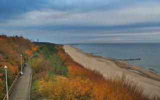 Dziwnów plaża - zachód - 21-10-2024 15:09