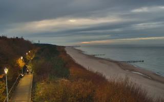 Dziwnów plaża - zachód - 21-10-2024 16:09