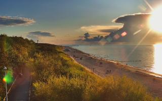 Dziwnów plaża - zachód - 02-08-2025 17:55
