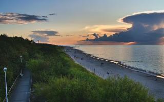 Dziwnów plaża - zachód - 02-08-2025 18:02